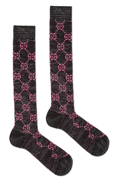 pink gucci socks nordstrom|faux gucci tights.